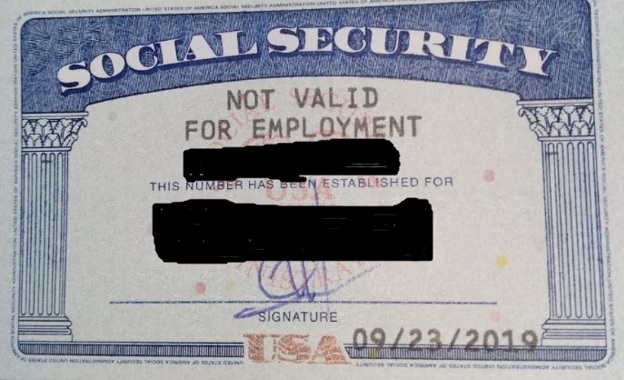 Social Security No válido